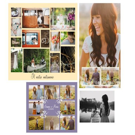 Crea collage fotografici con le tue foto